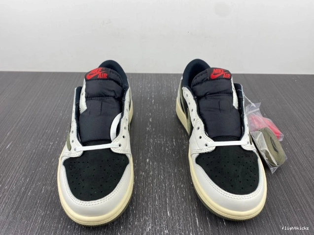 Air Olive Jordan x 1 Travis OG DZ4137-106 Low WMNS Scott 0825